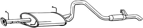 Bosal 286059 Глушитель задняя часть