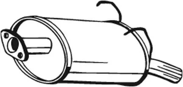 163-197 Глушитель задняя часть