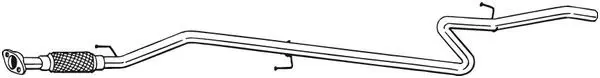 BOSAL 975381 Трубка