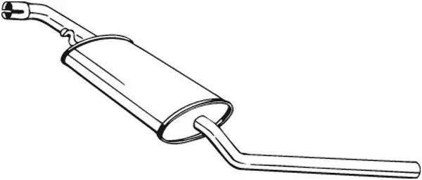 Bosal 281737 Глушитель (средняя часть)