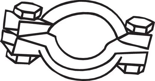 BOSAL 254387 254-387 Хомут CITR XANTIA