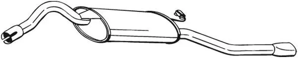 281-097 Глушитель зад.часть SKODA