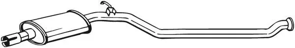 BOSAL 284619 Глушитель средняя часть