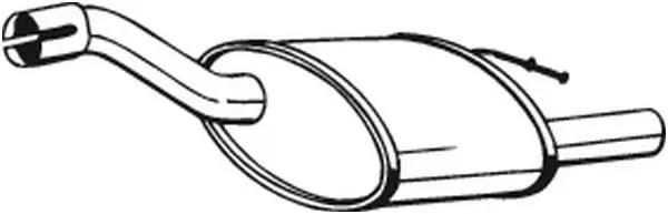 BOSAL 154211 Глушитель задняя часть
