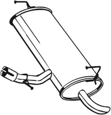 Bosal 145201 Глушитель задний