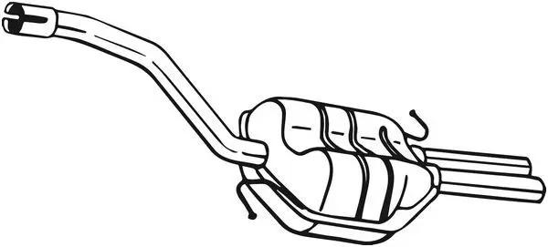 220-027 BOSAL Глушитель системы выпуска,