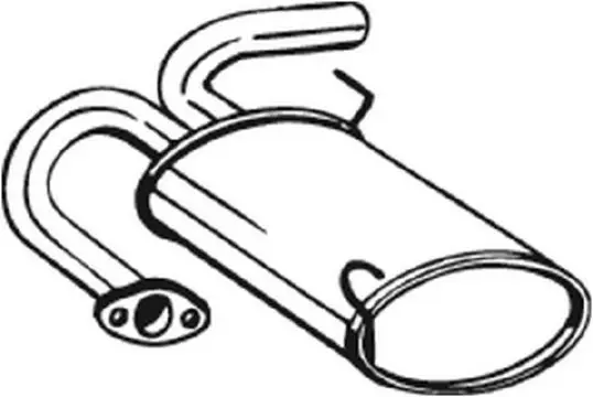 Bosal 145075 Глушитель задняя часть