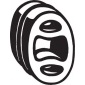 255041 Подвеска глушителя OPEL CORSA