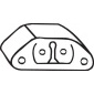 255973 Подвеска глушителя FIAT