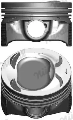 NURAL 8743390010 Поршень комплект VAG 1.4TSI