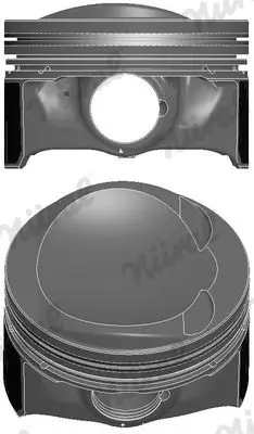 NURAL 8744380000 Поршень комплект VAG 1.8TSI