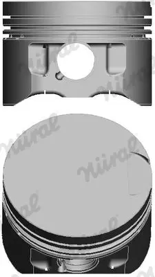 87-502907-00 Поршень dm.81.00x1.5x1.75x2.0