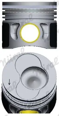 NURAL 8711490045 Поршнекомплект AU/VW