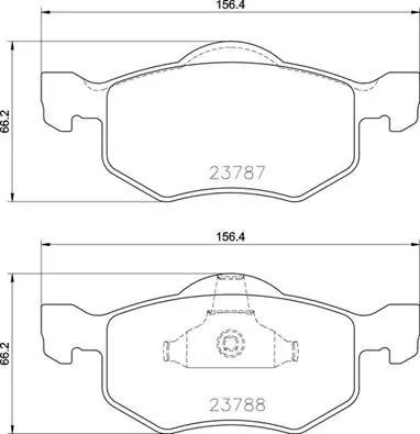 P 24 219 Колодки тормозные передний