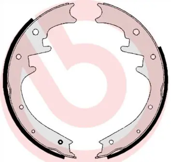 Brembo S37504 КОЛОДКИ ТОРМОЗНЫЕ БАРАБАННЫЕ