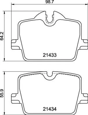 Brembo P06114 КОМПЛЕКТ ТОРМОЗНЫХ КОЛОДОК,