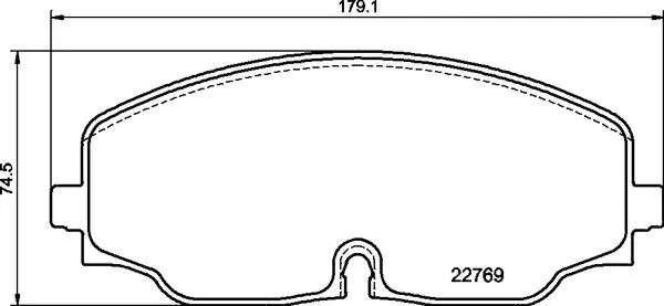 P 85 176 Колодки тормозные VW TERAMONT