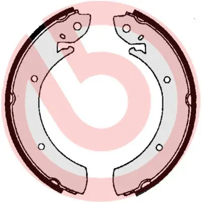 Brembo S68516 Колодки тормозные барабанные 