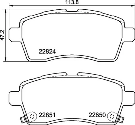 P 79 037 Колодки тормозные дисковые