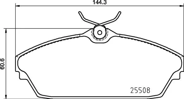 P 82 003 КОЛОДКИ ТОРМОЗНЫЕ ДИСКОВЫЕ