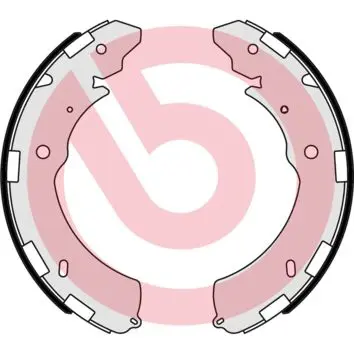 S 54 523 КОЛОДКИ ТОРМОЗНЫЕ БАРАБАННЫЕ
