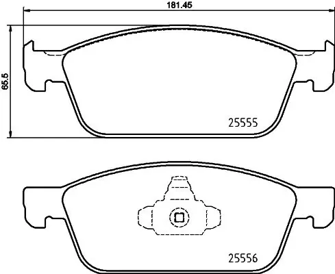 Brembo P24199 P24199 колодки дисковые