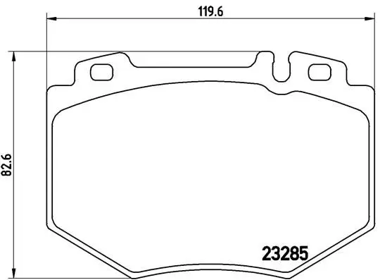 Brembo P50048 Колодки тормозные дисковые