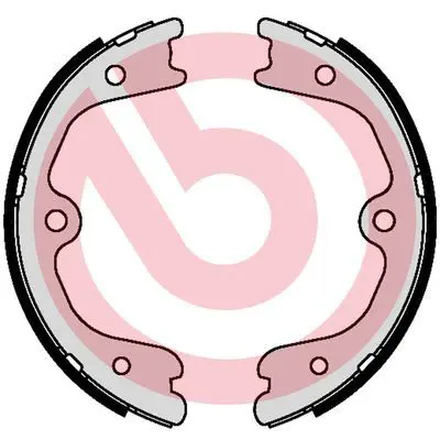 Brembo S56552 Колодки тормозные барабанные