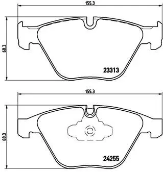 Brembo P06055 Колодки тормозные P06055