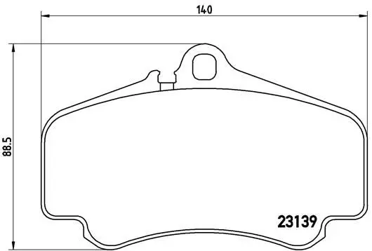 P 65 011 Колодки тормозные дисковые