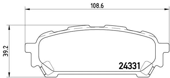 Brembo P78014 Колодки тормозные дисковые