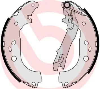 BREMBO S23533 Комлект тормозных накладок
