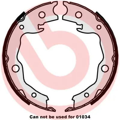 Brembo S56545 КОЛОДКИ ТОРМОЗНЫЕ БАРАБАННЫЕ