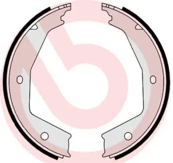 BREMBO S23554 Комлект тормозных накладок