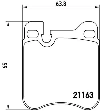 P 65 010 Колодки тормозные дисковые 