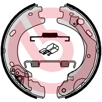 BREMBO S44510 КОЛОДКИ ТОРМОЗНЫЕ БАРАБАННЫЕ