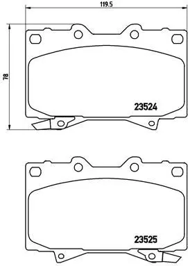 Brembo P83048 Колодки тормозные дисковые