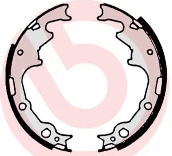 Brembo S10502 КОЛОДКИ ТОРМОЗНЫЕ БАРАБАННЫЕ