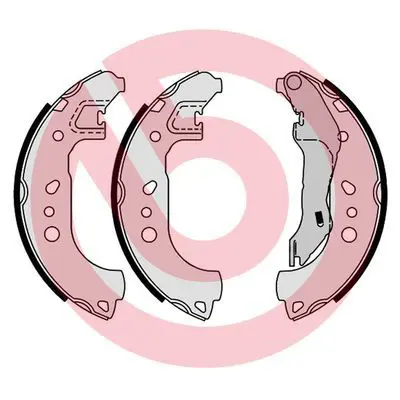 Brembo S85543 ( S 85 543 ) К-т бараб.