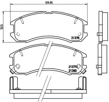 P24024 Brake Pad