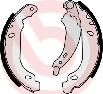 BREMBO S61525 КОЛОДКИ БАРАБАННЫЕ