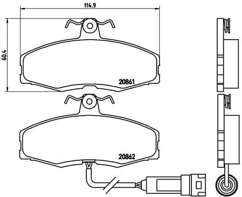 P24014 Brake Pad