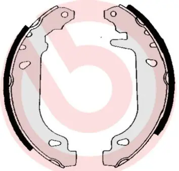 BREMBO S68520 Комлект тормозных накладок