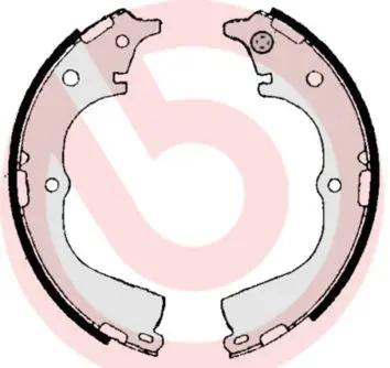 S 83 533 Brake shoe set