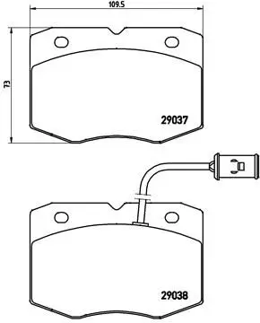 PA6014 Brake Pad