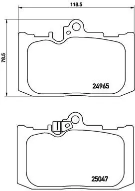 BREMBO P83131 P83131 колодки дисковые