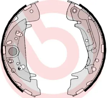 BREMBO S11504 Комлект тормозных накладок