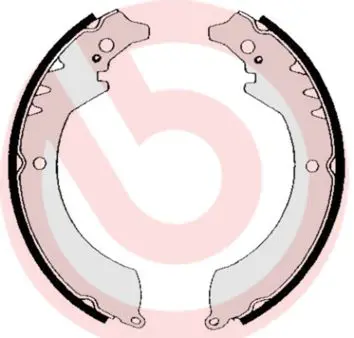 BREMBO S16501 Комлект тормозных накладок