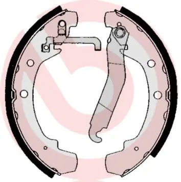 BREMBO S85510 Комлект тормозных накладок