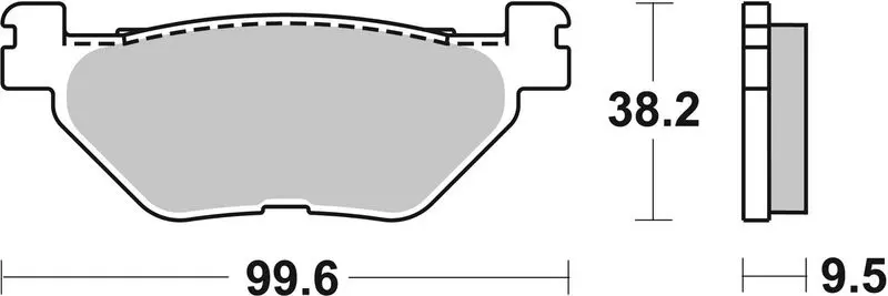 07YA39SP Комплект тормозных колодок,